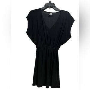 West Loop Black V-Neck Dress - Size Medium - Preowned,  Good Condition